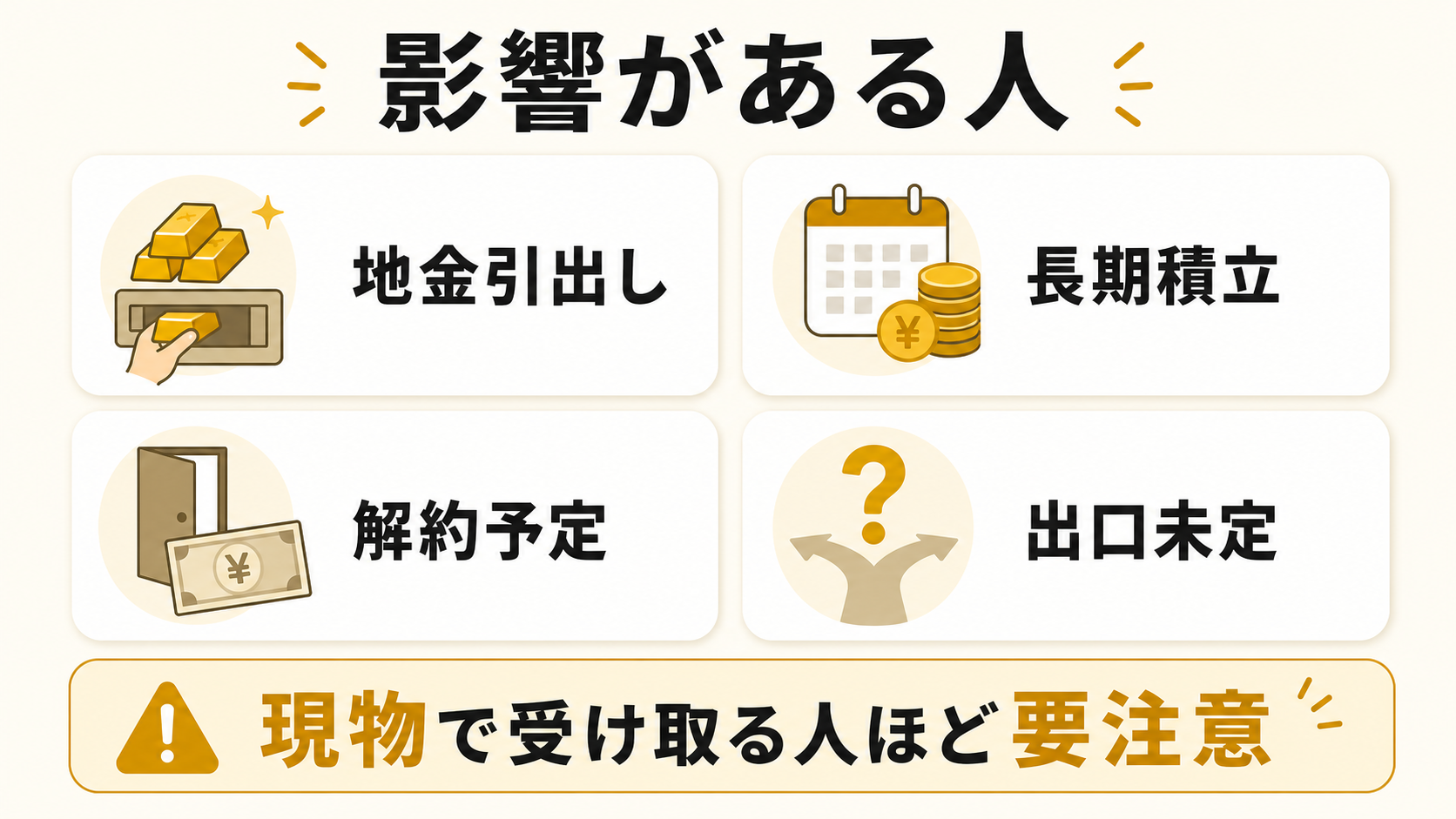 田中貴金属のルール変更で影響を受けやすい利用者