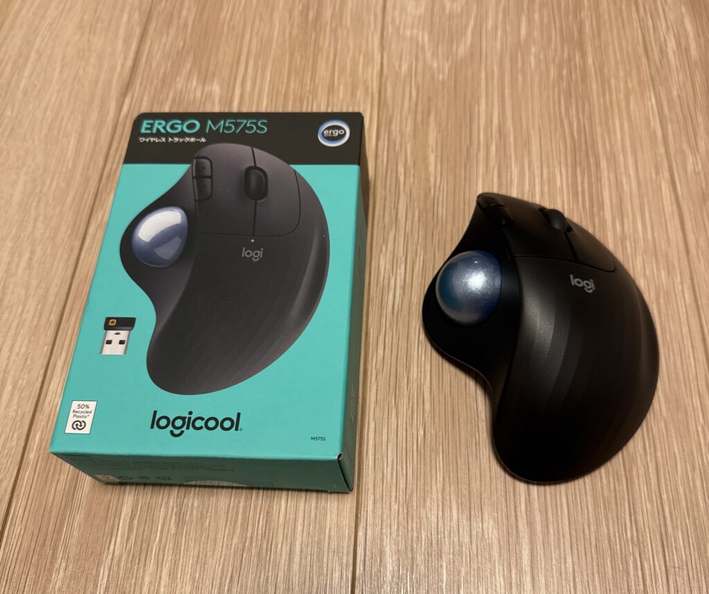 トラックボールマウス比較 人差し指型DEFT PRO vs 親指型ERGO M575S(図1)